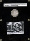 1883-O Morgan Dollar in Custom Black Plastic Holder with 1983 Coin World Article