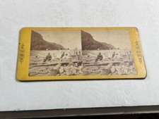 Stereoview Photo View Hudson River Palisades NY Profile View North W Holmes