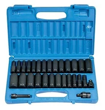 Grey Pneumatic 1229DM 3/8" Drive 29 Piece Deep Sae/Metric Set Brand New!