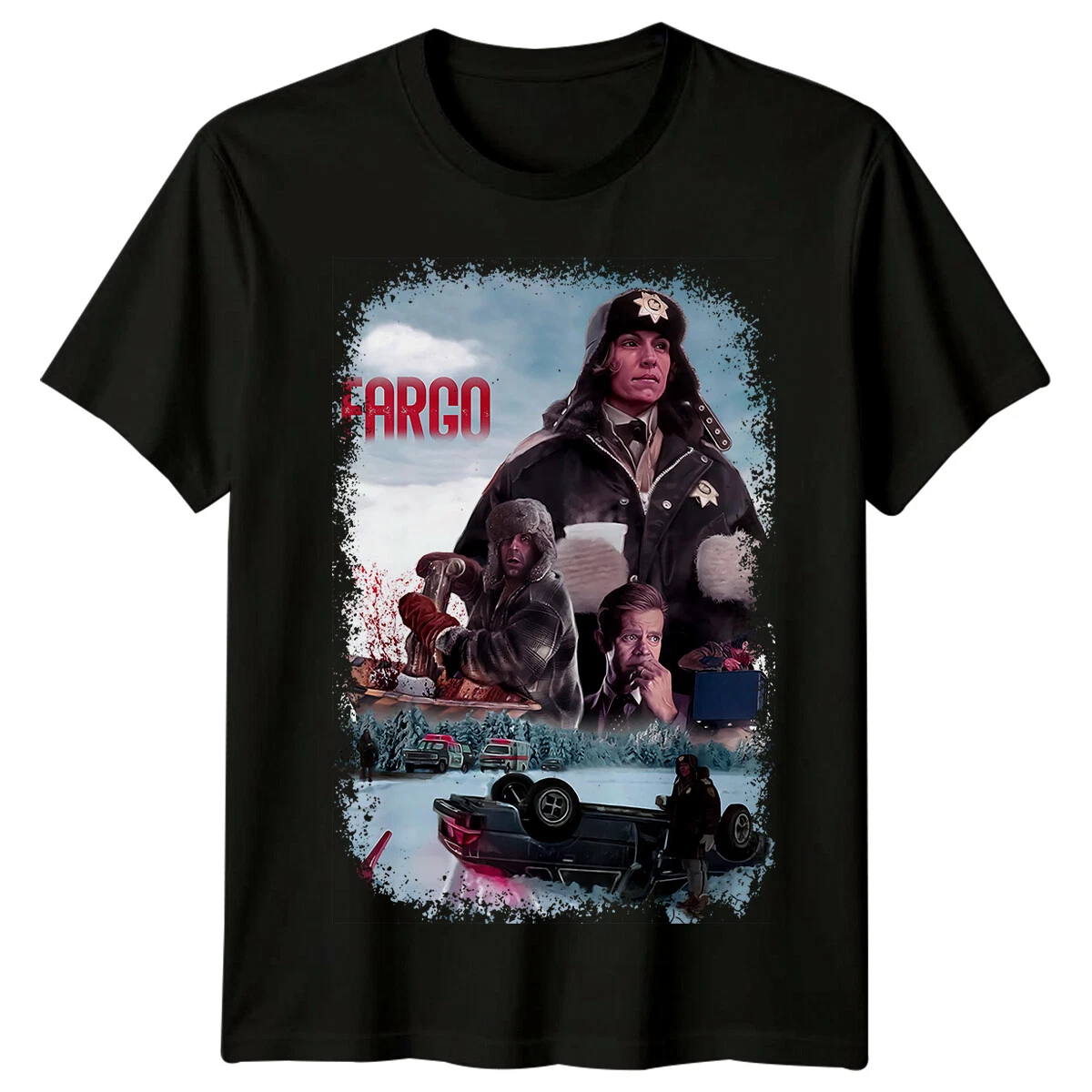 Fargo (1996) Movie Poster Inspired T-Shirt Retro Classic Film Graphic Tee Unisex
Opens in a new wind