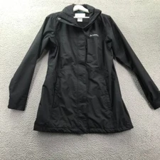 COLUMBIA Womens Medium Black Frigid Flight Interchange Jacket COAT ONLY NO LINER