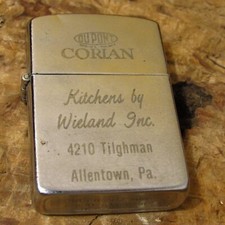 Vintage Lighter Advertising DuPont Corian Kitchens Wieland Allentown PA Korea