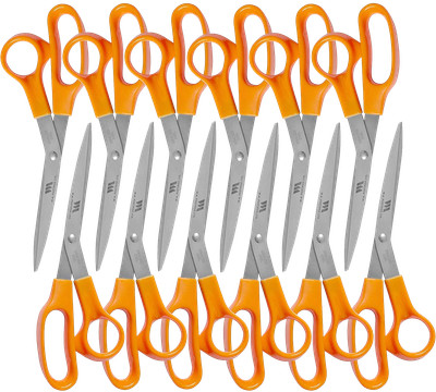 Art And Technical Instrument Scissors 8 1/4" Bent Handle Stainless Steel Multipurpose 12/Box (858571005166)