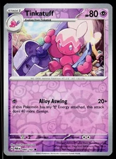 Tinkatuff - 084/182 -  Reverse Holo - Pokemon - Paradox Rift - NM/M