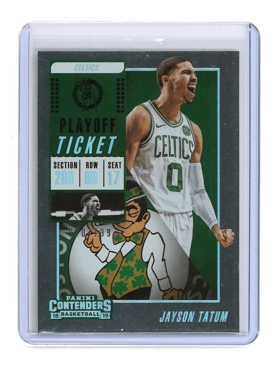 Jayson Tatum 2018-19 Panini Contenders Playoff Ticket /199 Boston 