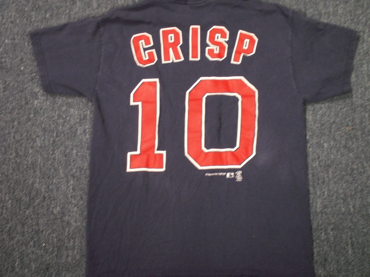 Majestic Coco Crisp Boston Red Sox Jersey T Shirt MLB Baseball Blue Size M