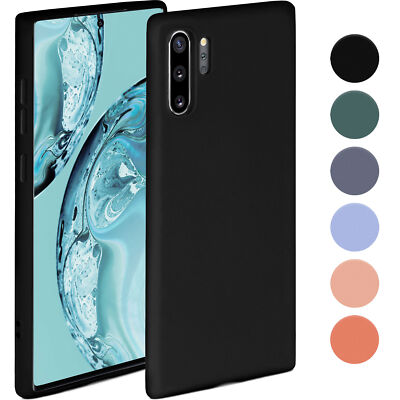 Handy Hülle für Samsung Note10 Plus / 5G Case Silikon Schutz Tasche Weich Cover