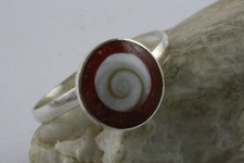 Design Shell Ring Adjustable Sizes 925 Real Silver Silver Ring / 611