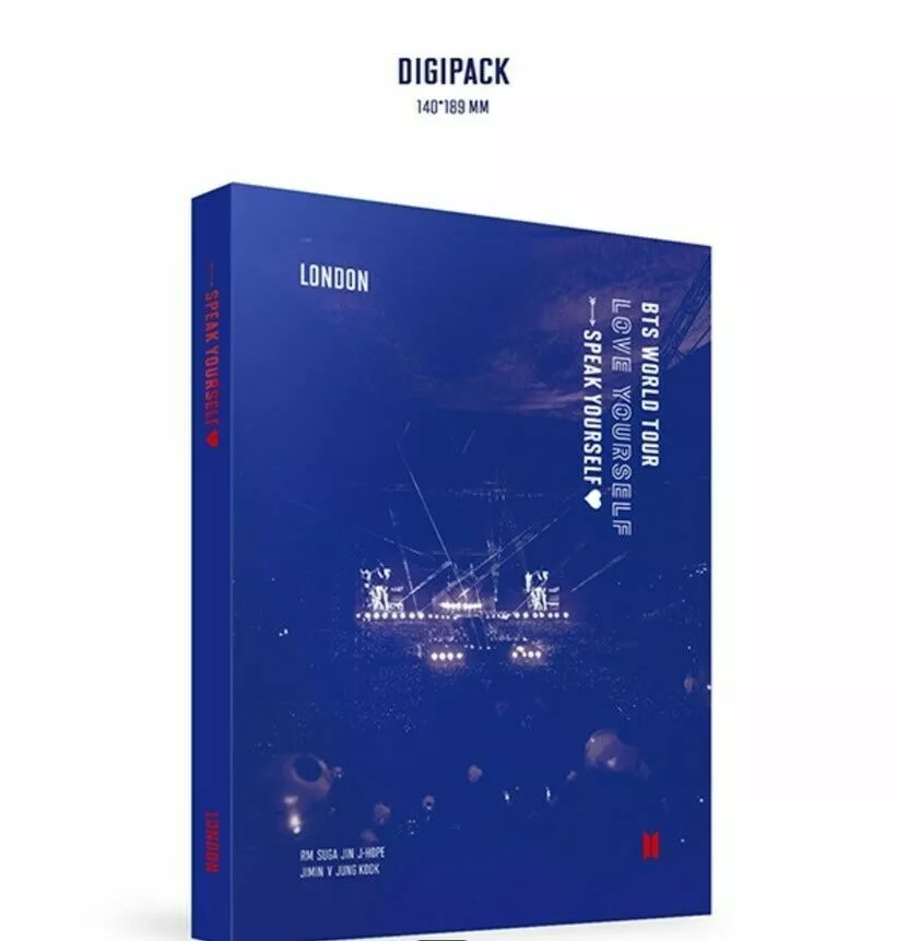 BTS World Tour Love Yourself London DVD Full Package Sealed