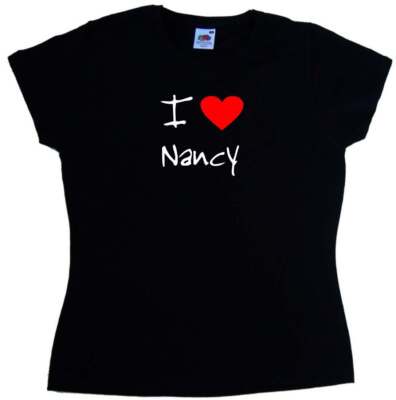 I Love Heart Nancy Damen T-Shirt