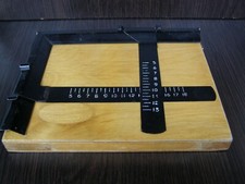 Vintage Photo Frame 5x7 " Wood Metal Soviet USSR 1983