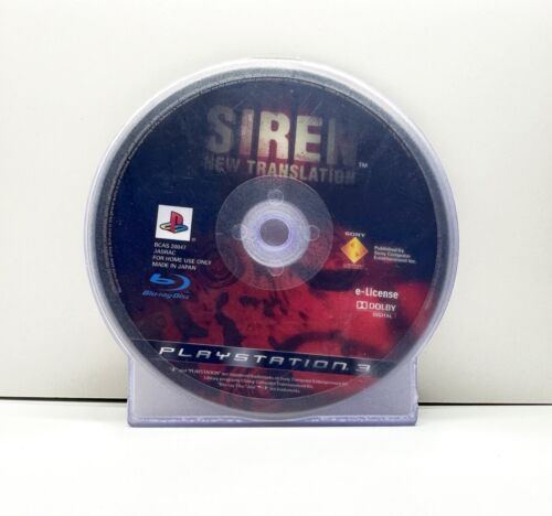 Asian English/Japanese Siren New Translation / Blood Curse PS3 - Disc Only