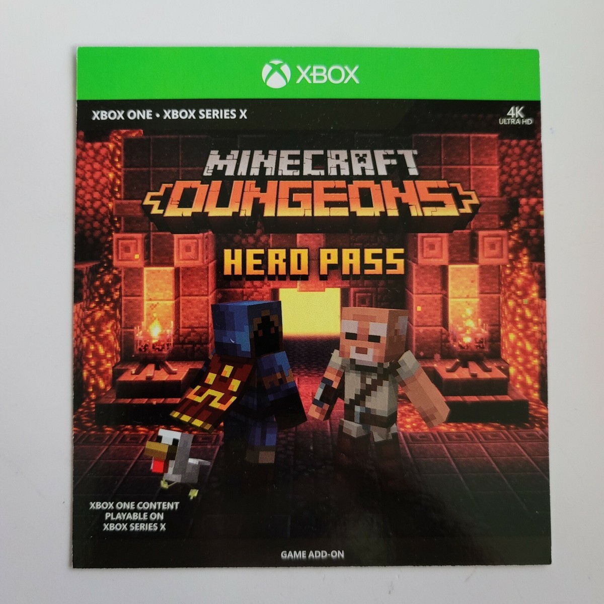 Minecraft Dungeons Hero Pass XBOX ONE Series X Series S