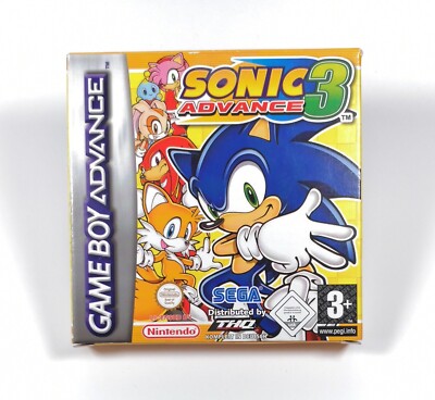 Sonic Advance 3 OVP CiB - Nintendo Game Boy Advance - Gameboy - guter Zustand