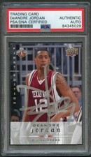 2008-09 Upper Deck First Edition #246 DeAndre Jordan Signed Card AUTO PSA Slabbe