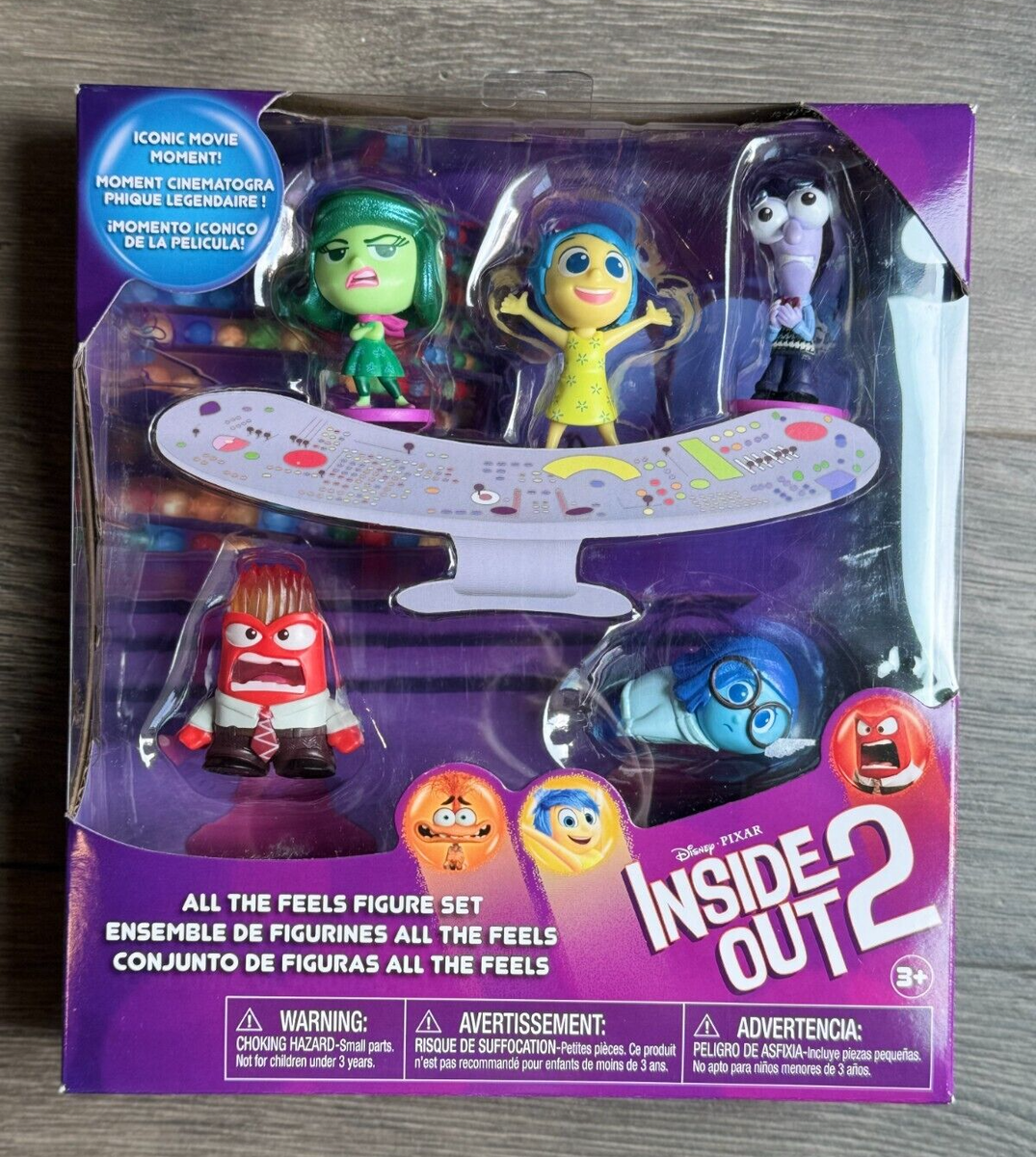 Disney and Pixar Inside Out 2 All the Feels Figure Set, Kids Toys