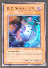 Yugioh TCG - D.D. Scout Plane - IOC-012 - LP - Vintage - Super Rare - Unl - 2004