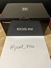 Canon EOS R6 20.1MP Mirrorless Camera - Black New in Box (Body Only)