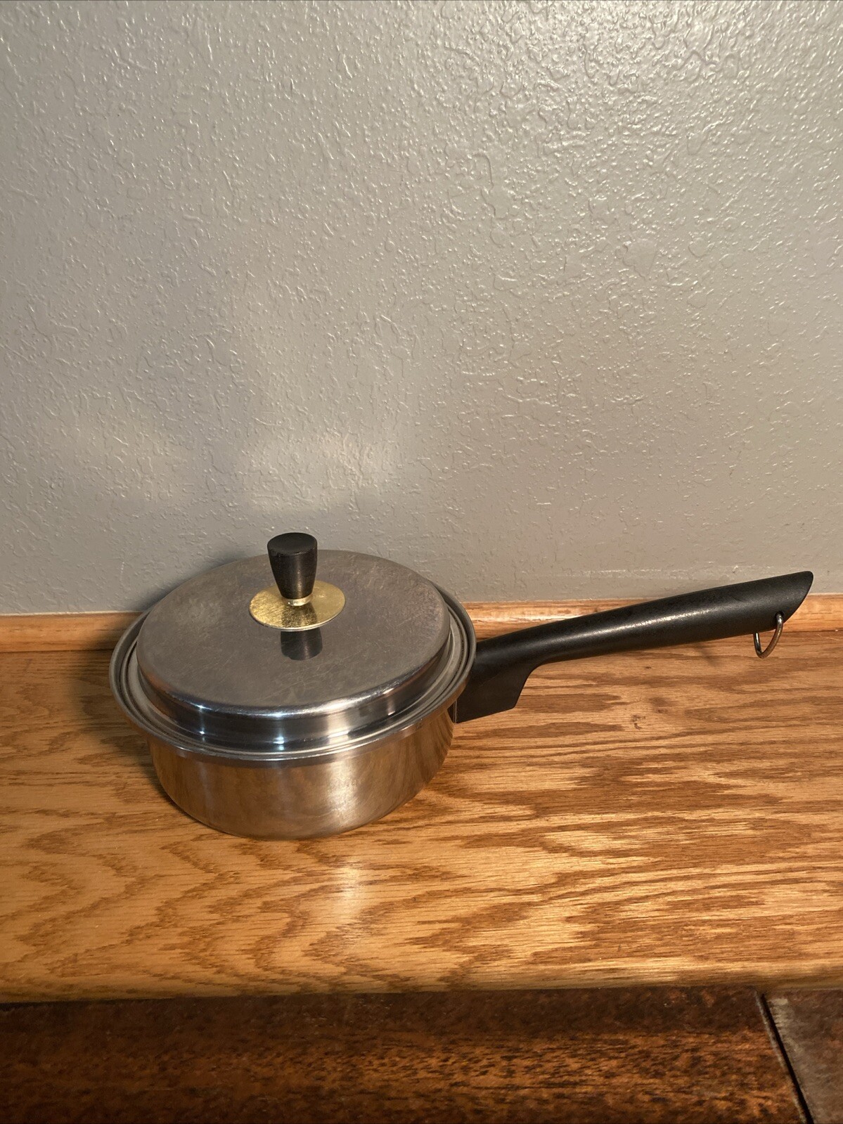 Prestige 18-8 Stainless Try Ply Sauce Pan w/ Lid FREE SHIP