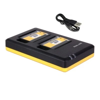 PATONA 2x Akku für Olympus Li40B Li42B Li-40B Li-42B IR-300 + Dual Schnell Ladegerät