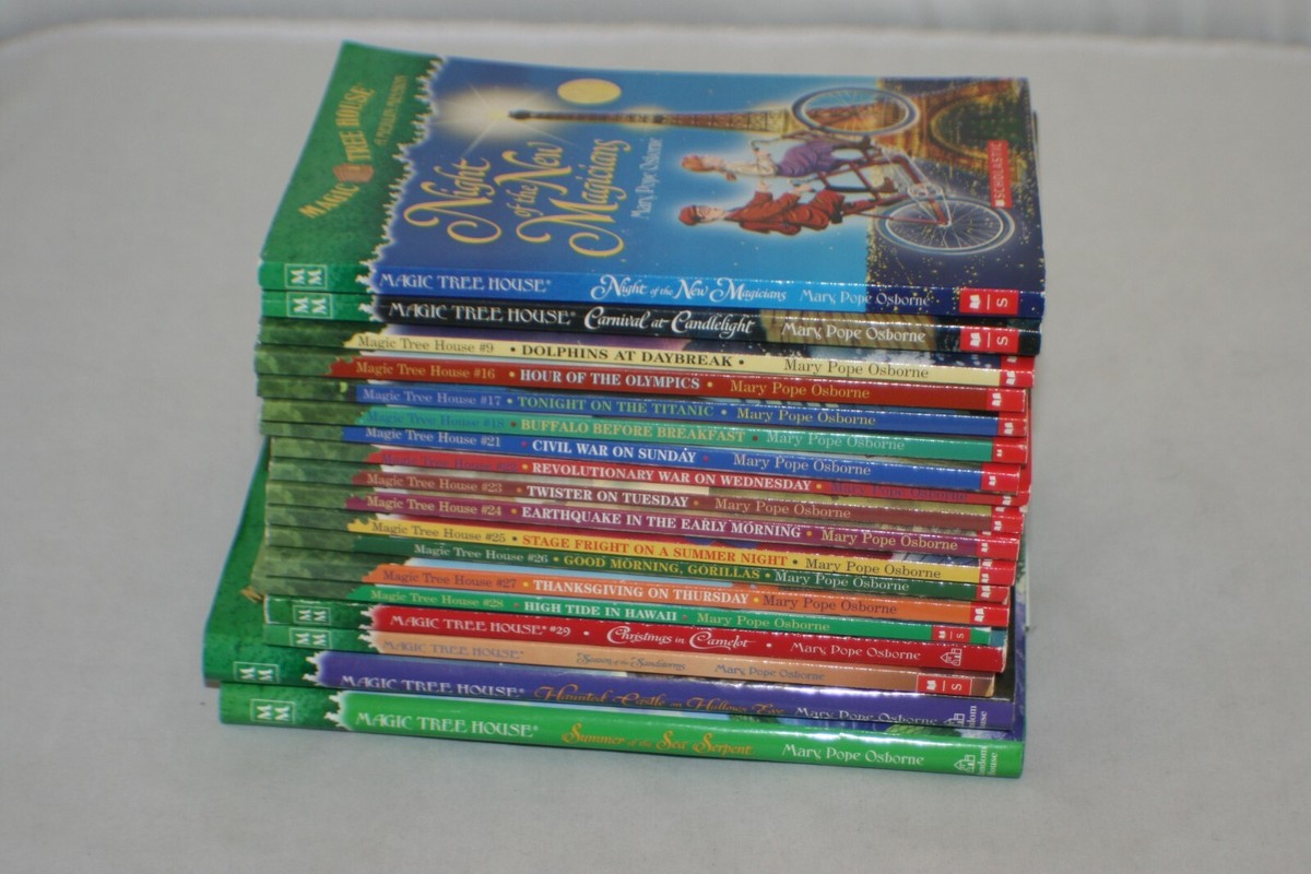 Magic Tree House Books ~ Lot of 18 ~ #5,7,9, #16-18, #21-31