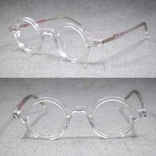 Hand Made Small Vintage Round Eyeglass Frames Full Rim Acetate Glasses Men Women