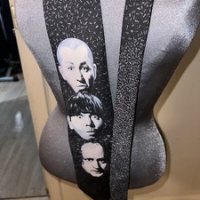 THE THREE STOOGES Ralph Marlin Mens Necktie - Larry Moe  Curly Neck Tie Vintage