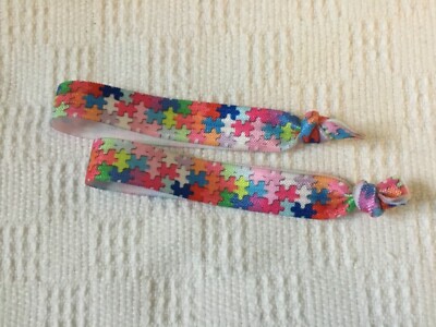 2x Autismus Diversity Awareness Band Armband mehrfarbig Puzzle Herren 20cm 8 Zoll