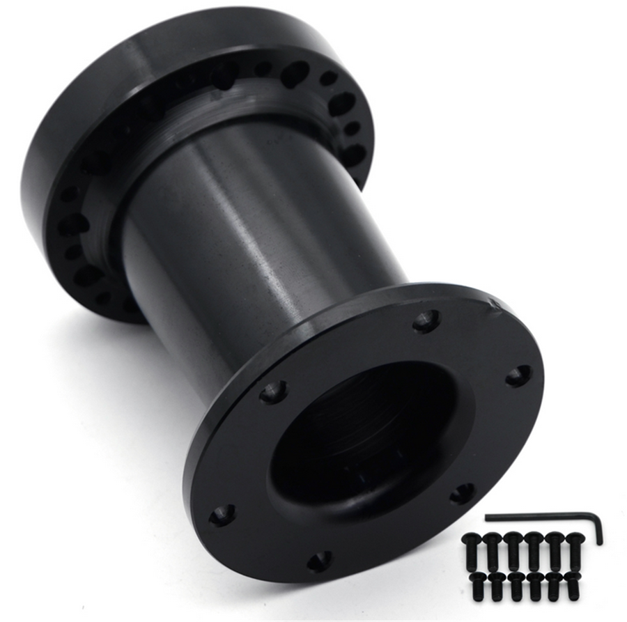Wheel Hub Extender Sim Racing Black 4