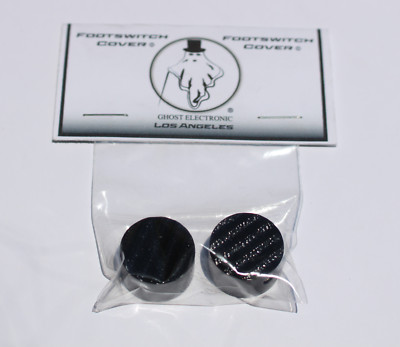Footswitch Covers ''MODE'' Pattern Black Abyss Pedal Topper