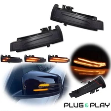 For Mercedes Benz W204 W212 W176 Dynamic LED Side Mirror Turn Signal Light Lamps