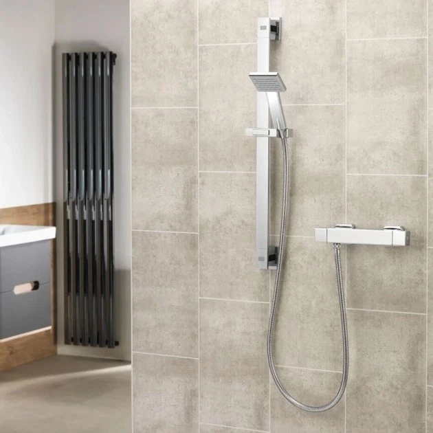 Aqualisa AQ Collection Cool Touch Square Bar Shower Include Fixing Kit AQSQBAR1