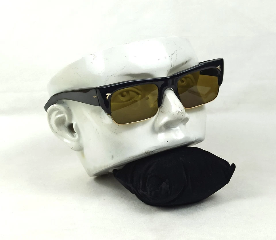 UNIQUE MASTER OF THE CLUB ROCKABILLY SUNGLASSES VINTAGE ITALY MID-CENTURY 60s - Image 3 of 4