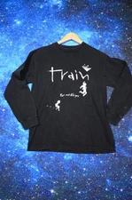 Vintage Train Shirt Mens Medium Black Band For Me It's You Graphic Tee