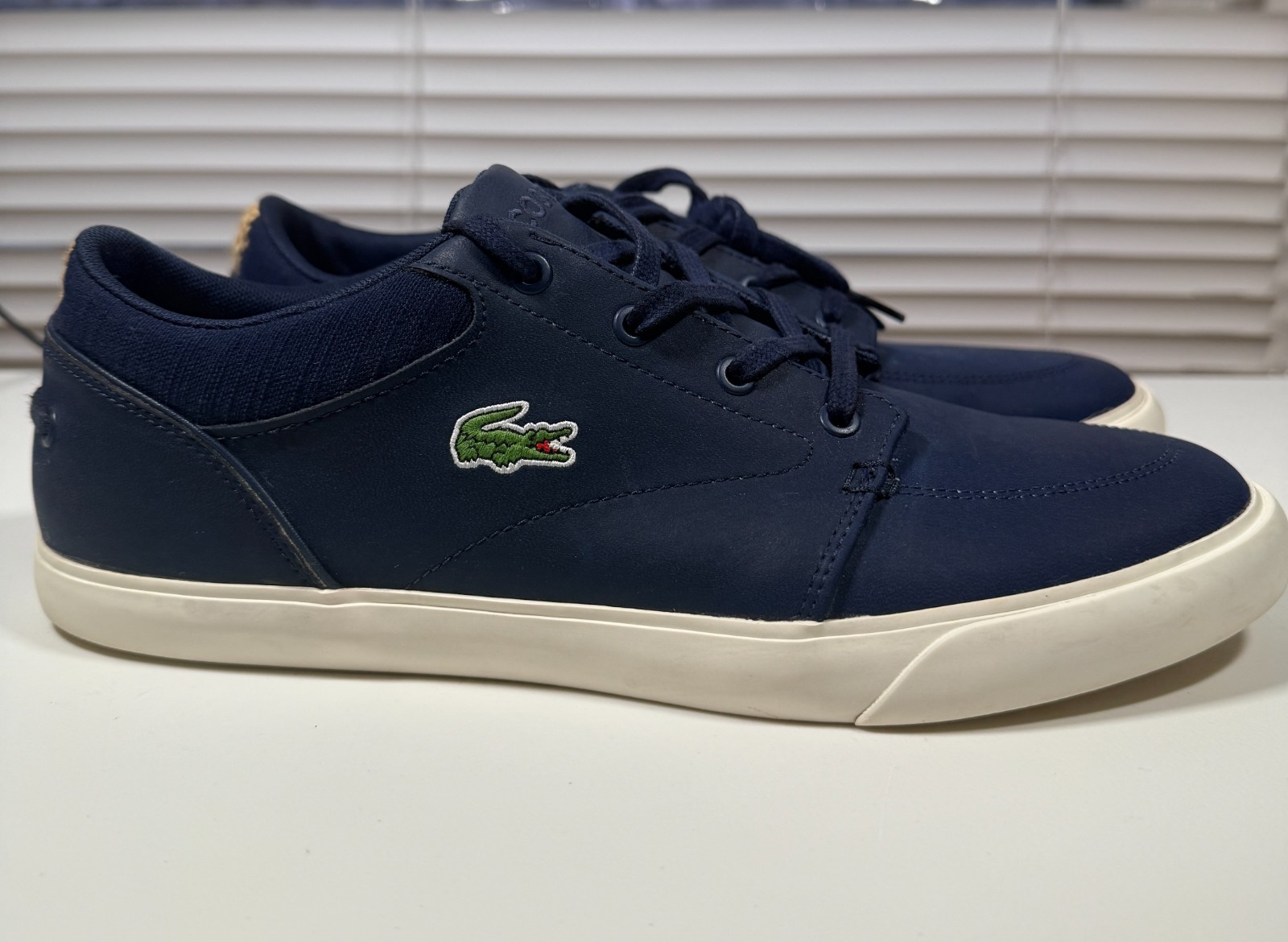Lacoste Men's Bayliss Sneakers 119 1 CMA Navy/Off White Size 9 thumbnail 2