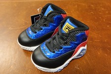 New Fila MB Night Walk Infant Sneakers Shoes - INFANT'S Size 5 - Black / Blue