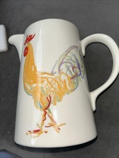 Tiffany and Co Roosters Jug Large Pitcher Excellent Condition No Chips No Cracks
