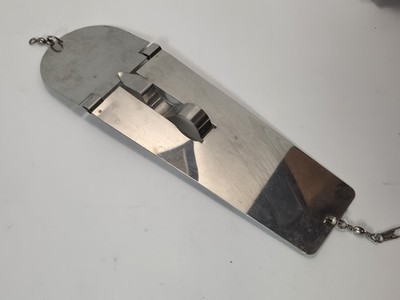3D Superlex Jointed Flasher 10'' Hinged Chrome HTF