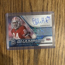 2021 Panini Spectra Football CHARLES HALEY Champion Signatures /50 #CS-CHH