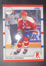1990-91 Score - Michal Pivonka #268 (RC)