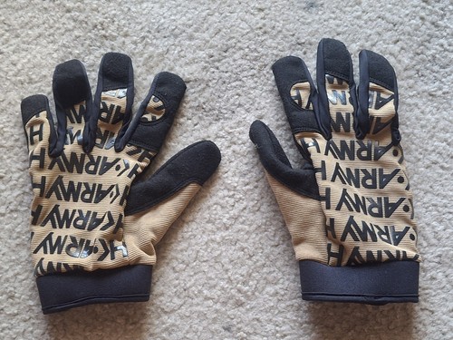 Paintball HK ARMY HSTL Line Black/Tan Size Large Gloves
