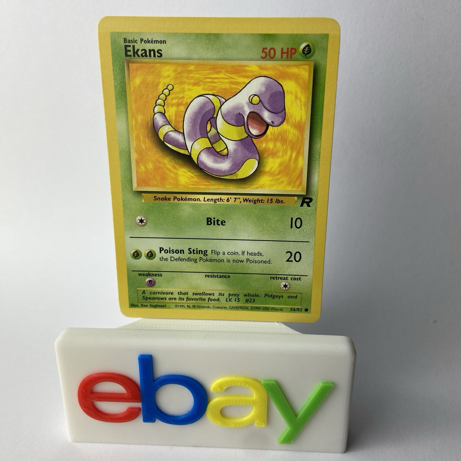 Pokemon Ekans 56/82 Common 199-2000