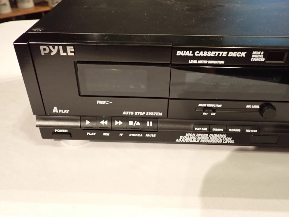 Pyle PT649D Rack Mountable Dual Cassette Player And Recorder New in the Box! - Image 2 of 4