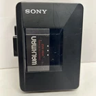 Sony Walkman WM-A12 B12 Cassette Player *New Belts* * Works* *Cleaned*