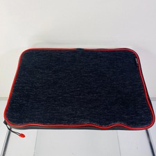 RARE iHome Laptop Neoprene Sleeve Case Bag For 13.3"x10" Heather Grey orange