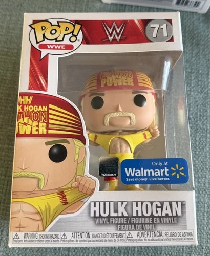 Hulk Hogan Funko Pop 71 WWE Walmart Exclusive New Sealed