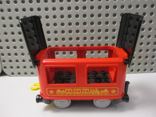 LEGO Duplo Eisenbahn Push & Go E-Lok mit Waggon Lokomotive Zug - Bild 5 von 6