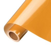 "Gelbes Permanentvinyl 10\"X9,8' Selbstklebende Vinylrolle DIY Heimdekoration"