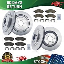 Front Rear Rotors Brakes Pads for 2007 - 2016 Chevy Traverse GMC Acadia Enclave