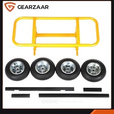 Dolly Trolley Removal Cart Metal for Moving Bulky Furniture Gearzaar Yellow